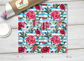 Peonies Patterned Adhesive Vinyl 108